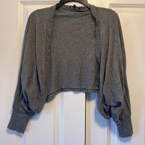 3 for $15 Bundle Discount! Express Women's Cropped Cardigan - Flowy Sleeves